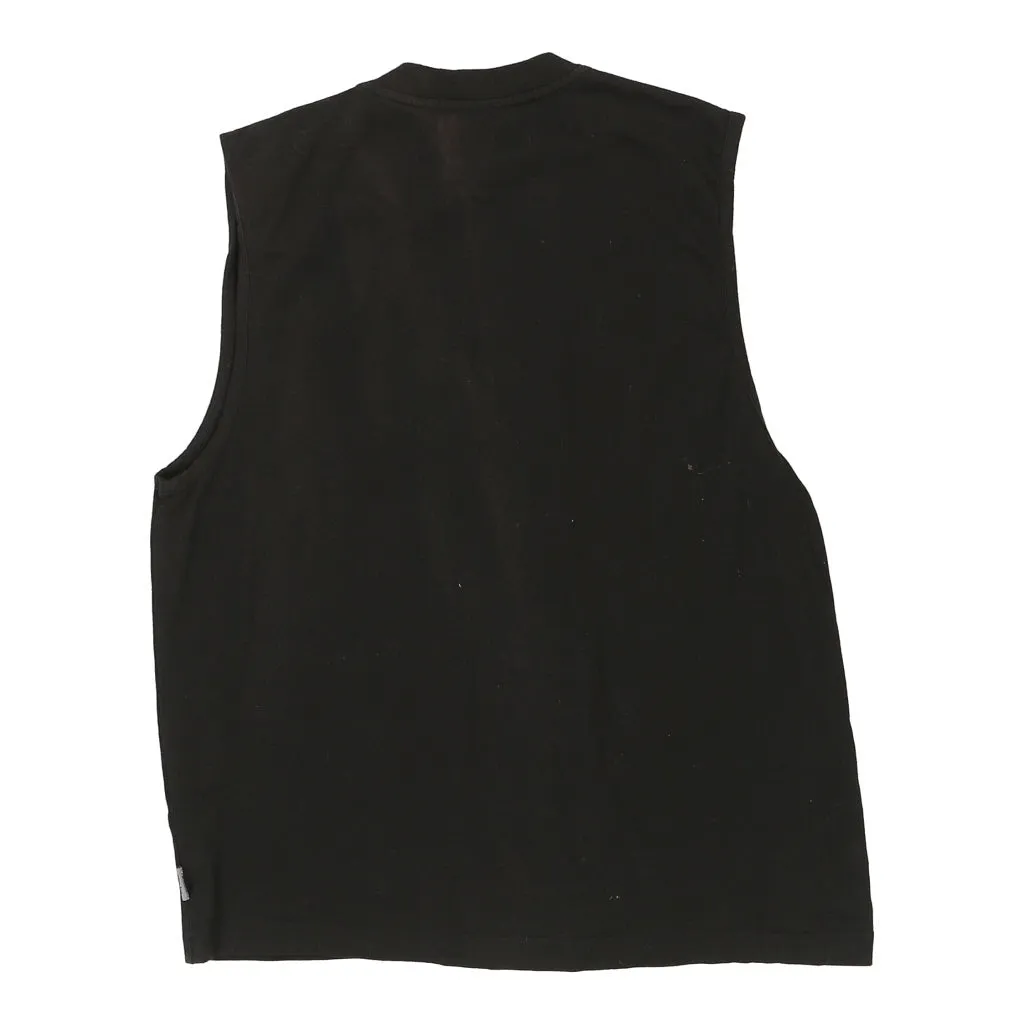 4 Wards Gilet - Large Black Cotton