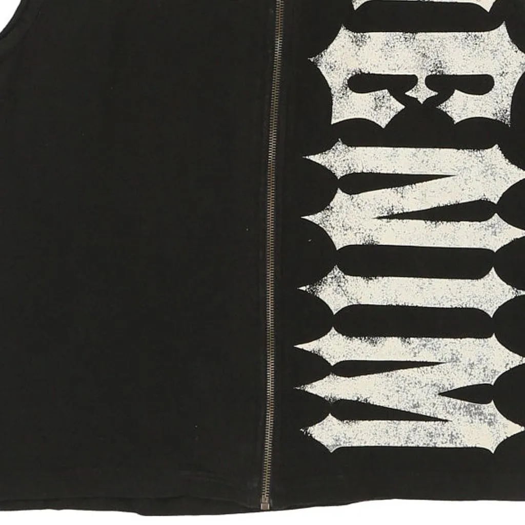 4 Wards Gilet - Large Black Cotton