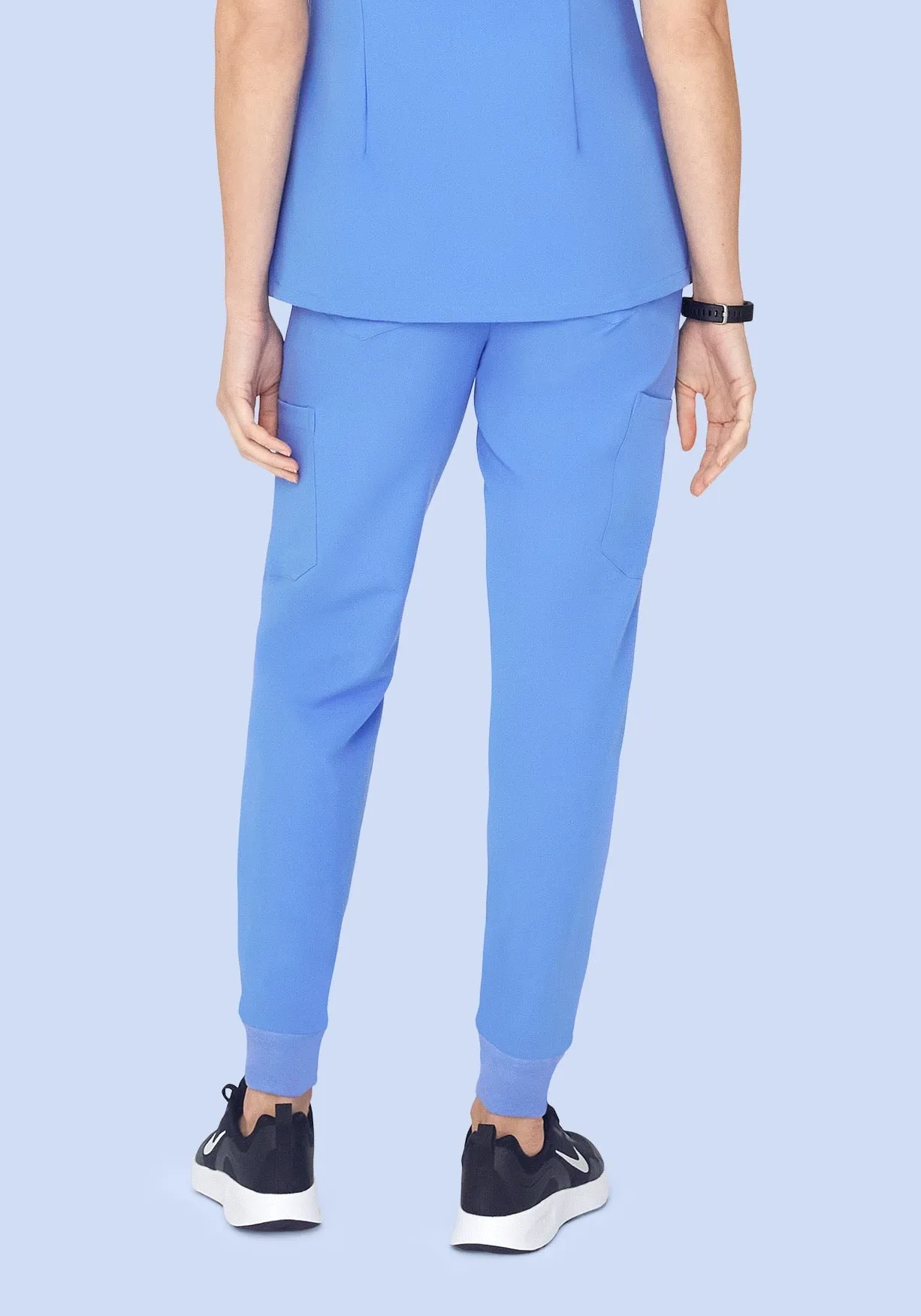 9 Pocket Joggers Ceil Blue