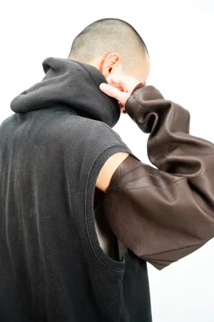 90's "KEY" -Thermal Liner Zip Up Sweat Vest-