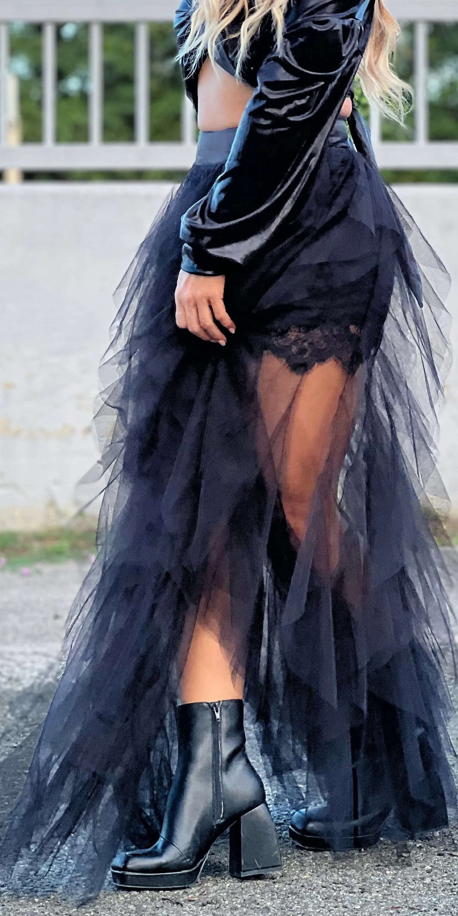 All Black Maxi Skirt