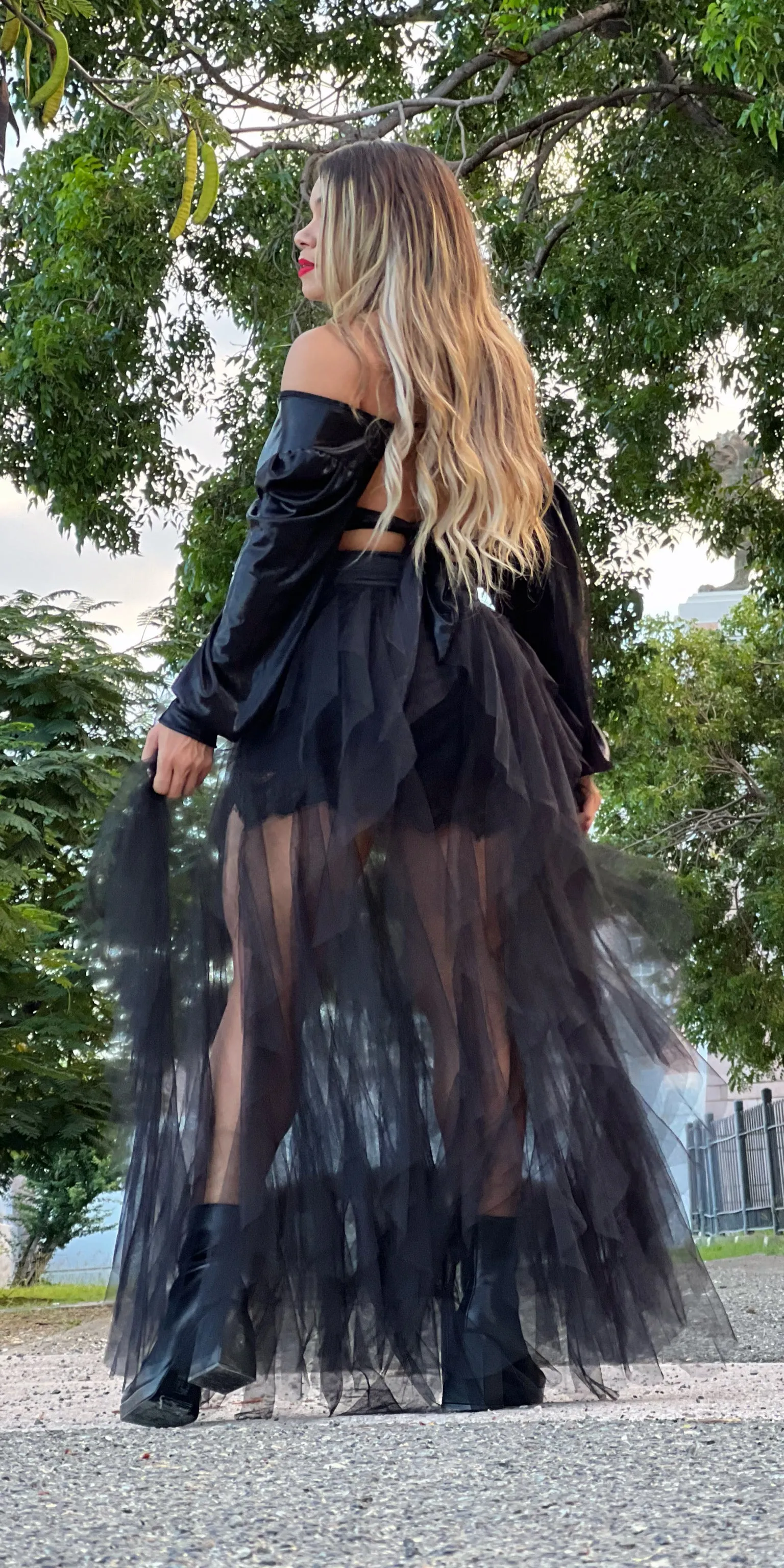 All Black Maxi Skirt