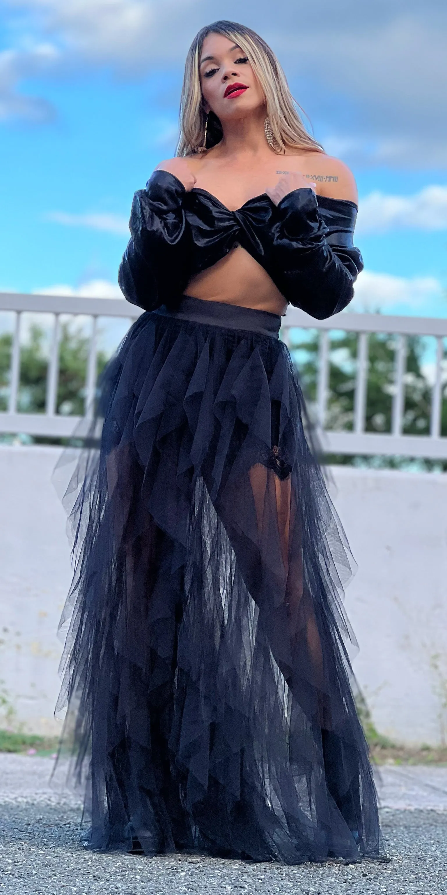 All Black Maxi Skirt
