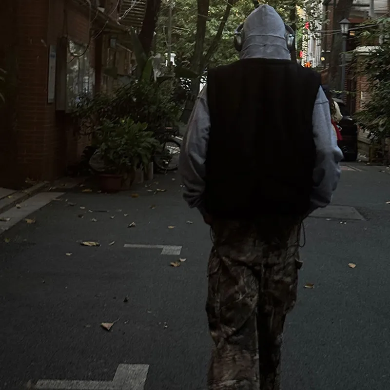 AMEKAJI STREETWEAR COTTON PUFFER VEST