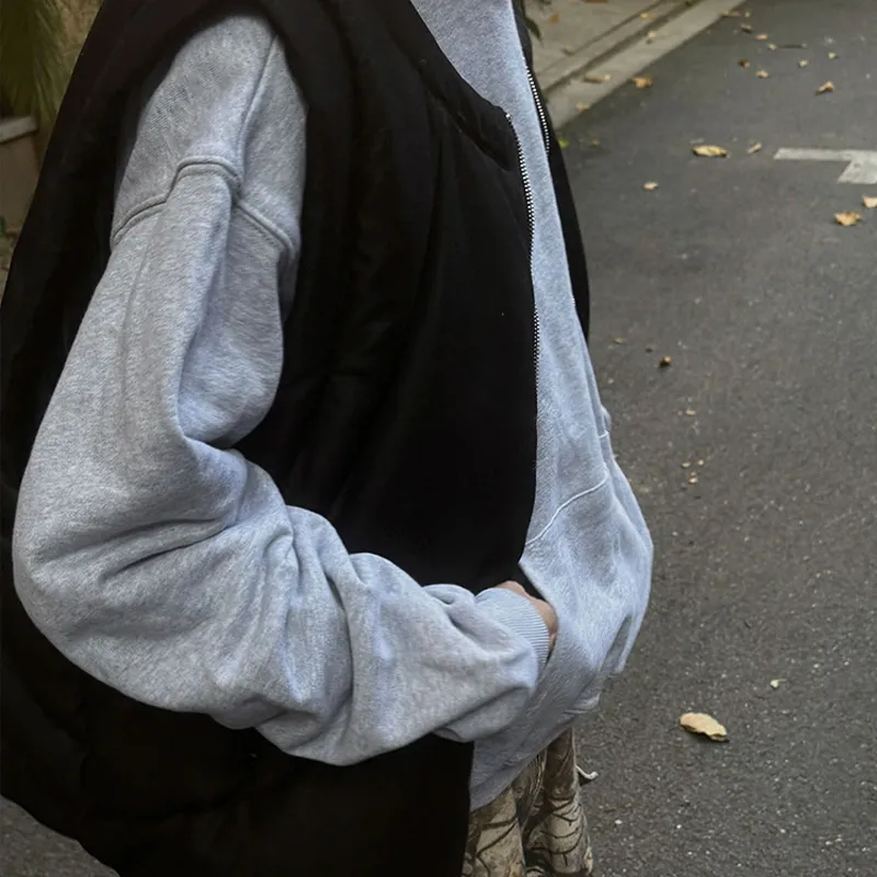 AMEKAJI STREETWEAR COTTON PUFFER VEST