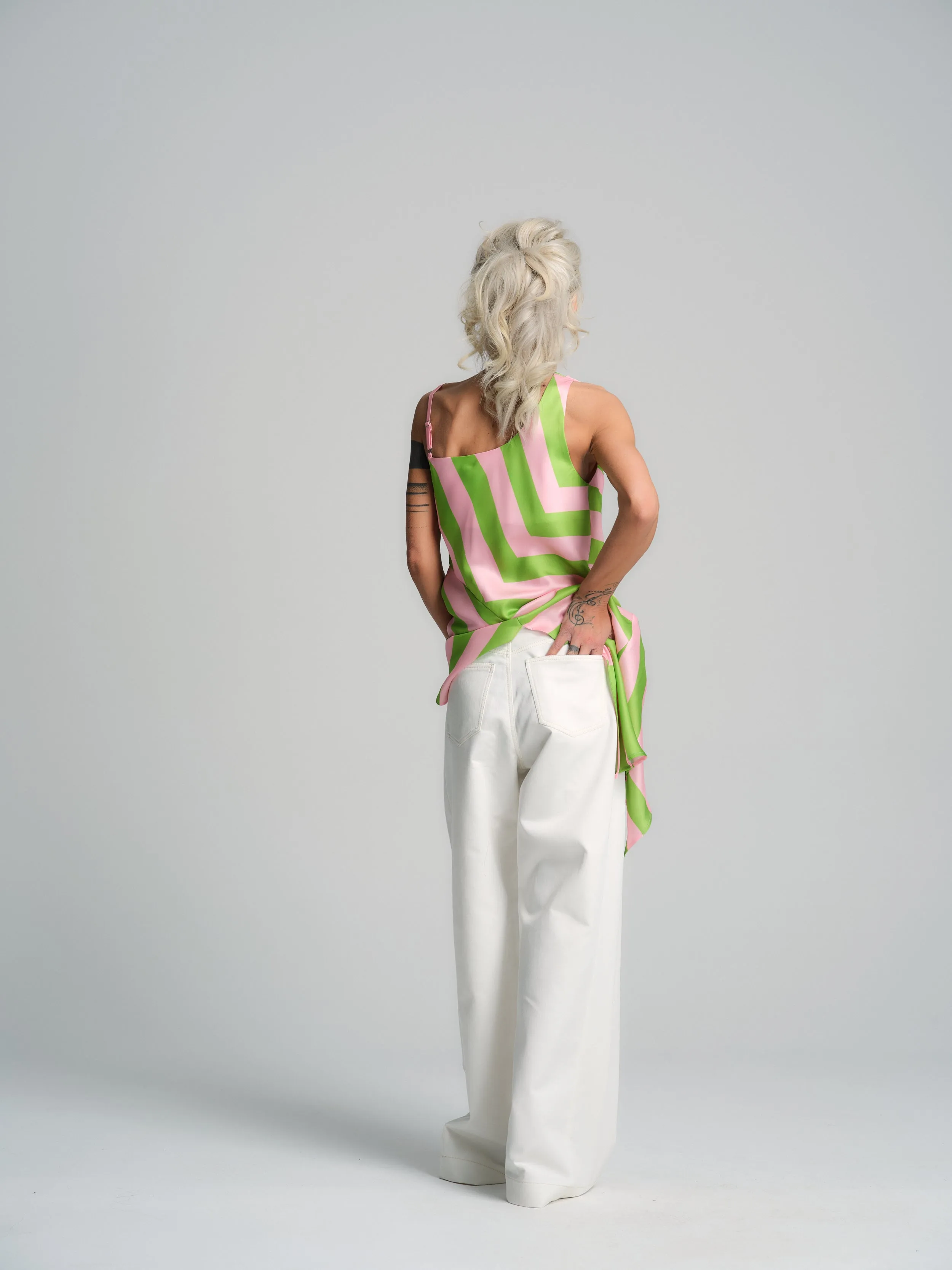 Baggy White Jeans
