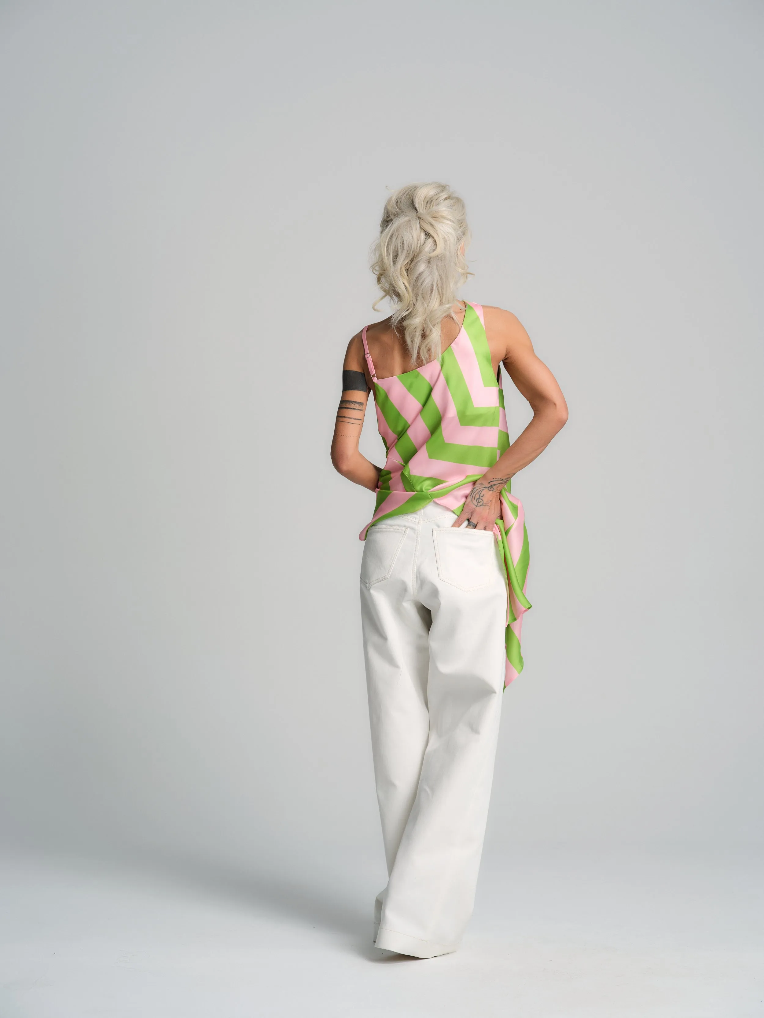 Baggy White Jeans