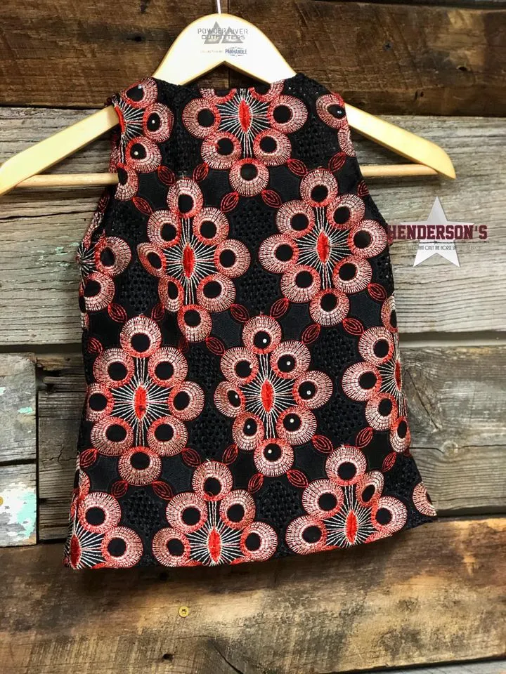 Black Ayala "Mini"  Youth Show Vest