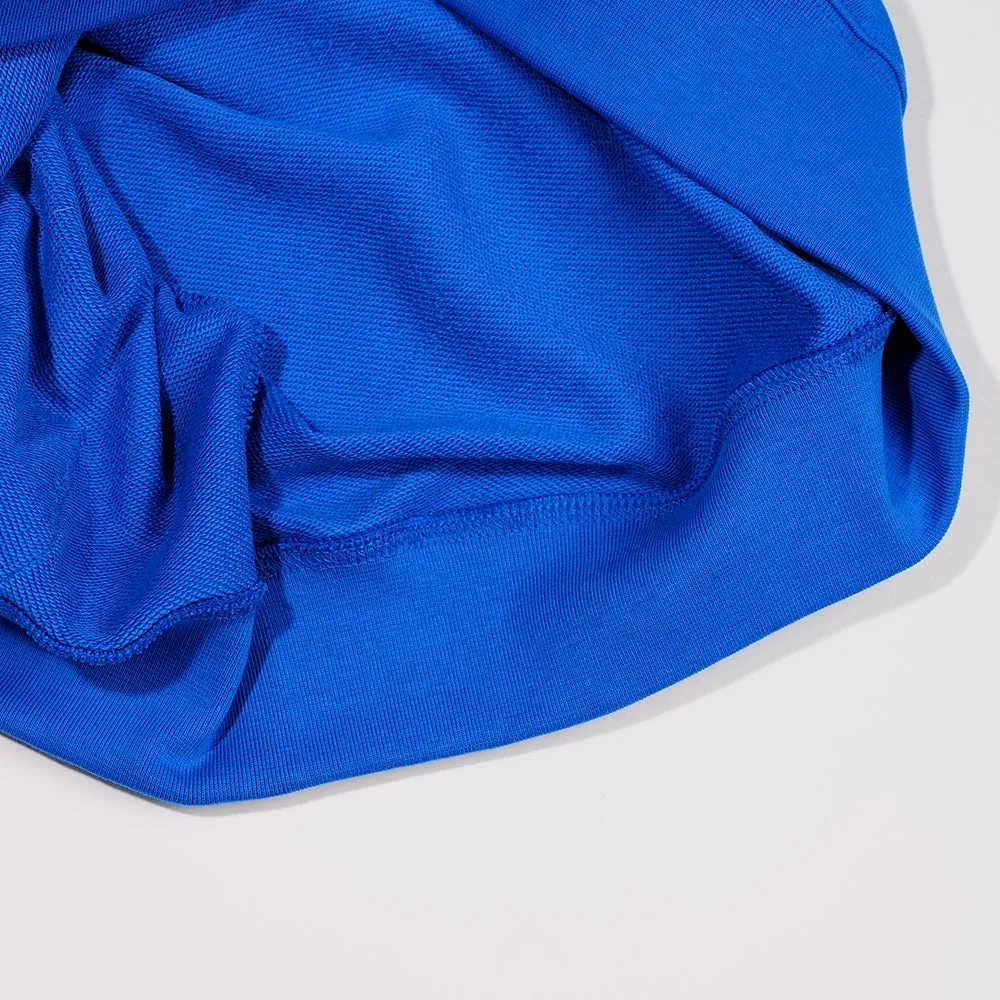 BSRBT SUNDAY RABBIT EMBROIDERY HOODIE BLUE