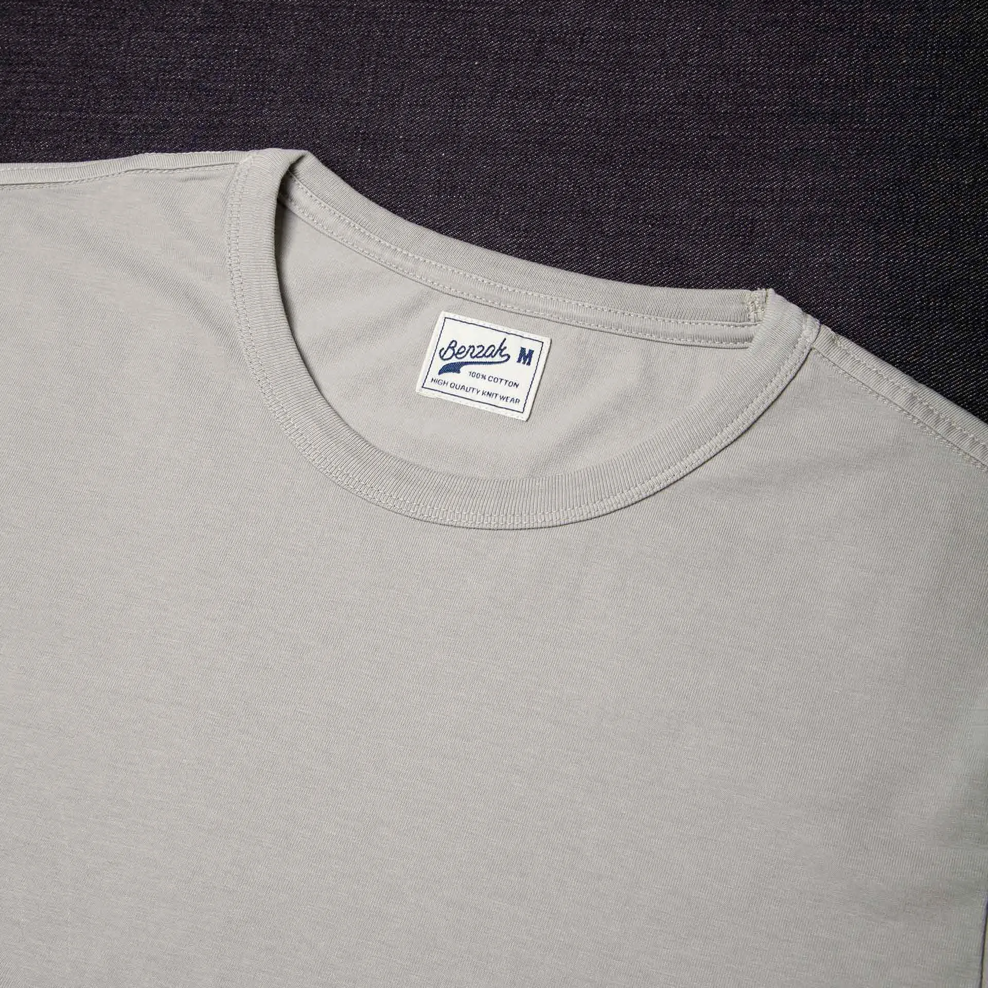 BT-08 CLASSIC TEE ash basic jersey