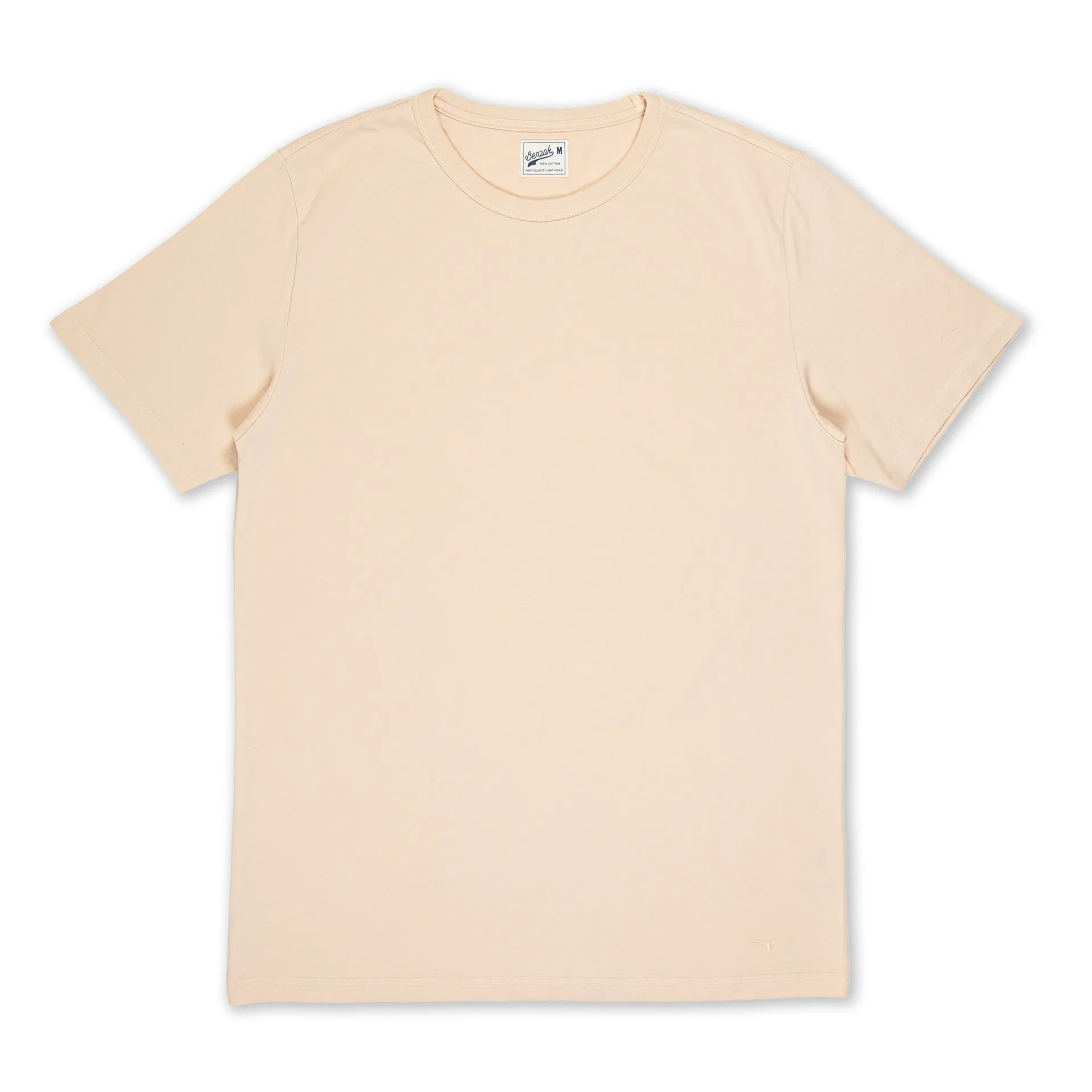 BT-08 CLASSIC TEE taupe basic jersey