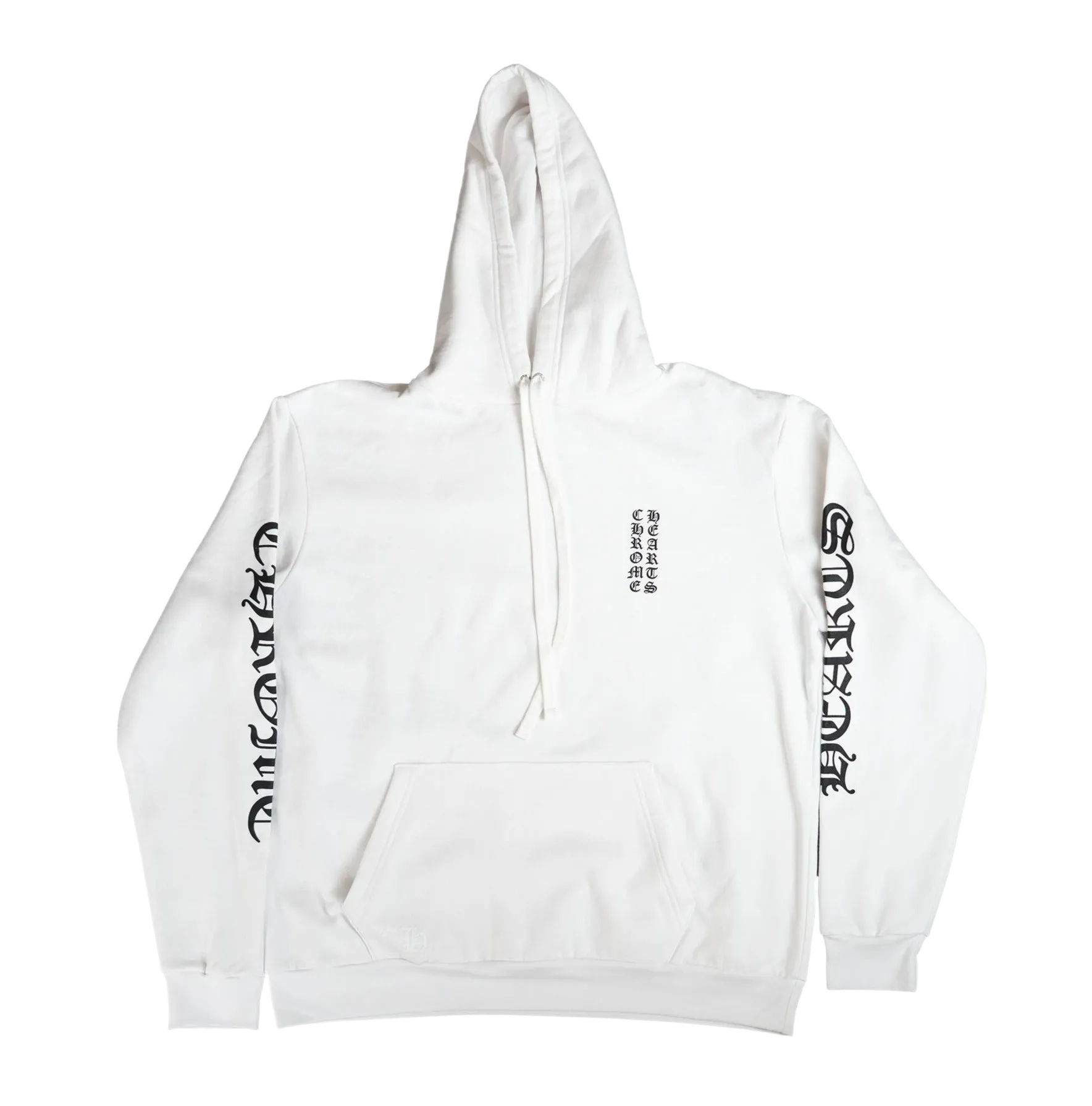 Chrome Hearts Vertical Hoodie White