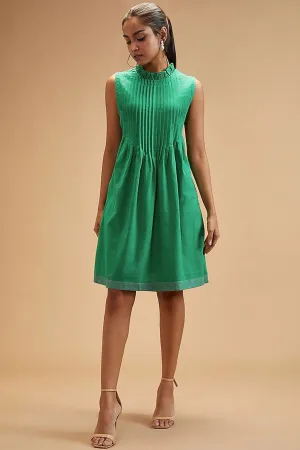Clara Green Pleated Tunic