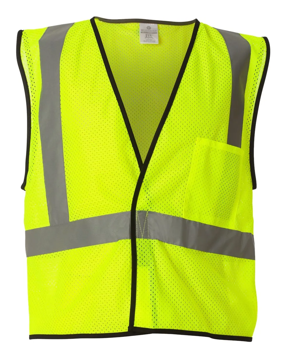 Custom Embroidery - Kishigo - Economy Single Pocket Hook-and-Loop Mesh Vest - 1193-1194