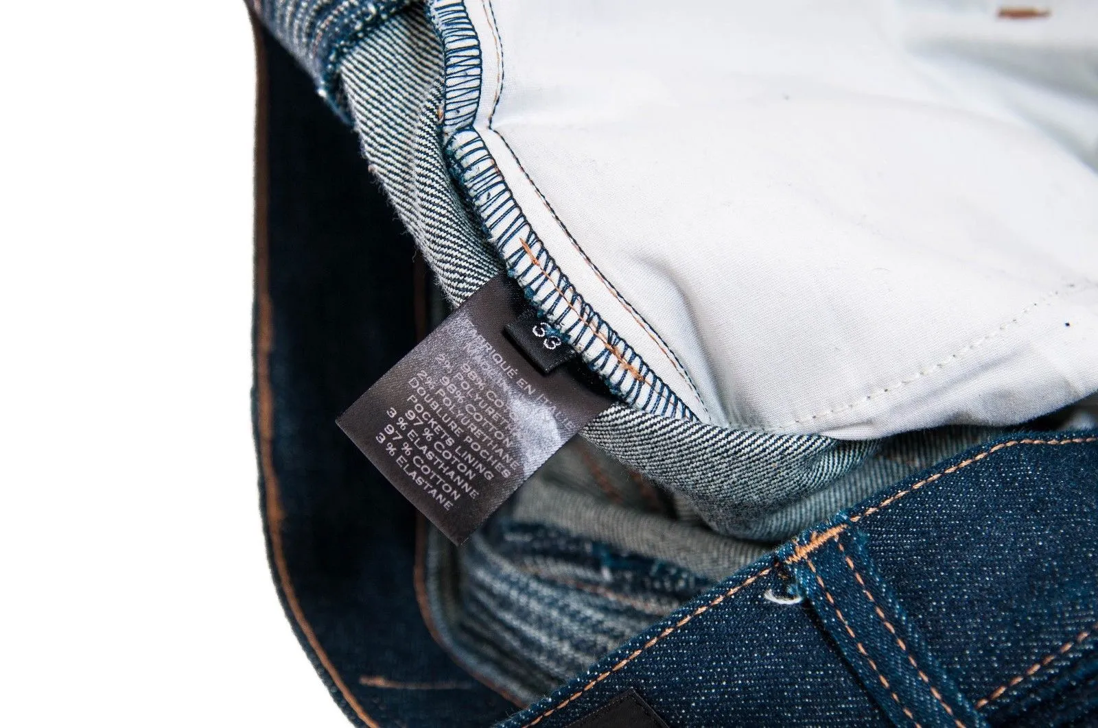 Dark Blue Biker Jeans