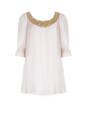 Darling Women's Grace Sequin Neck Tunic Dress