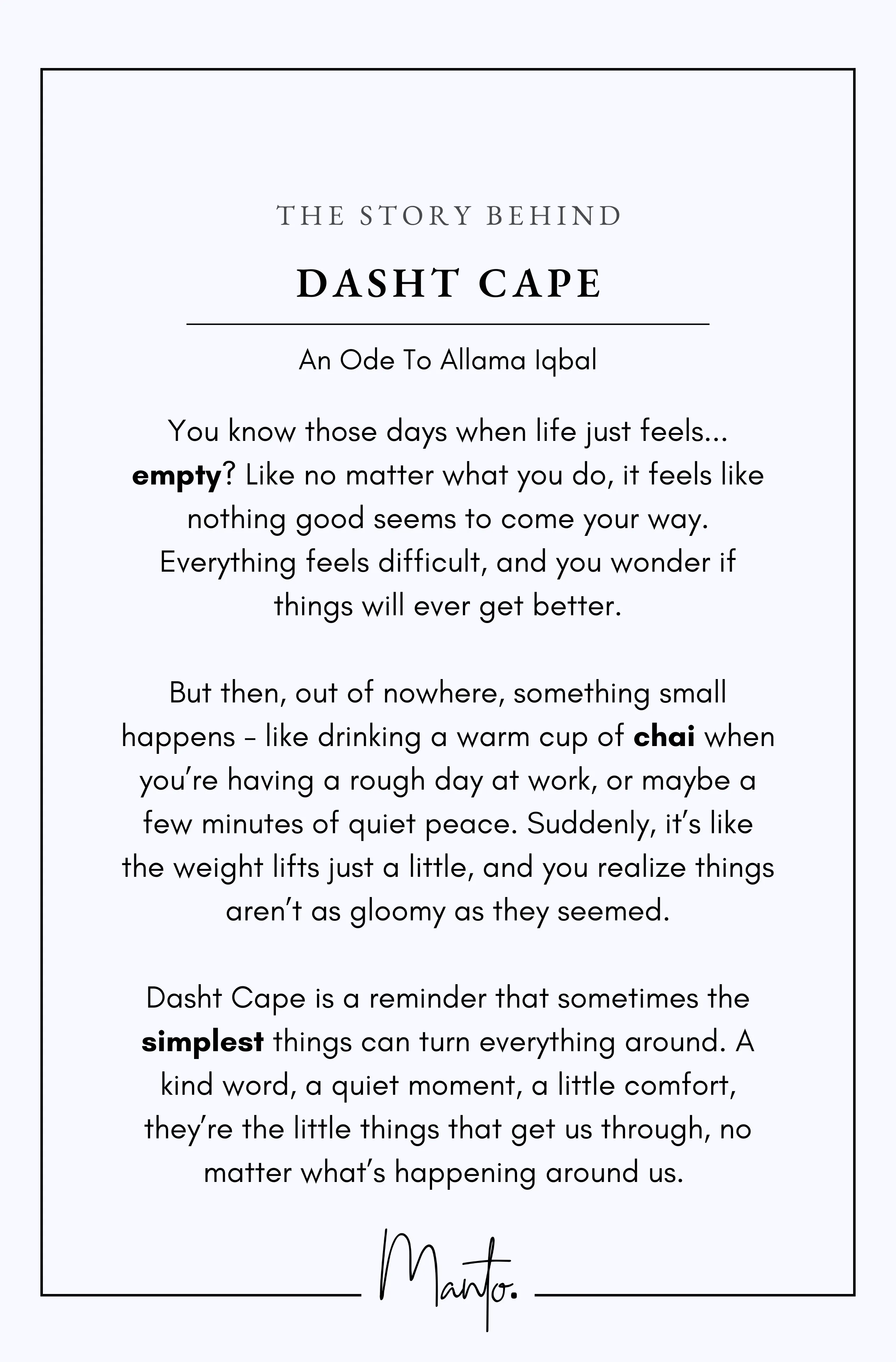 Dasht Cape - Blue & Gold