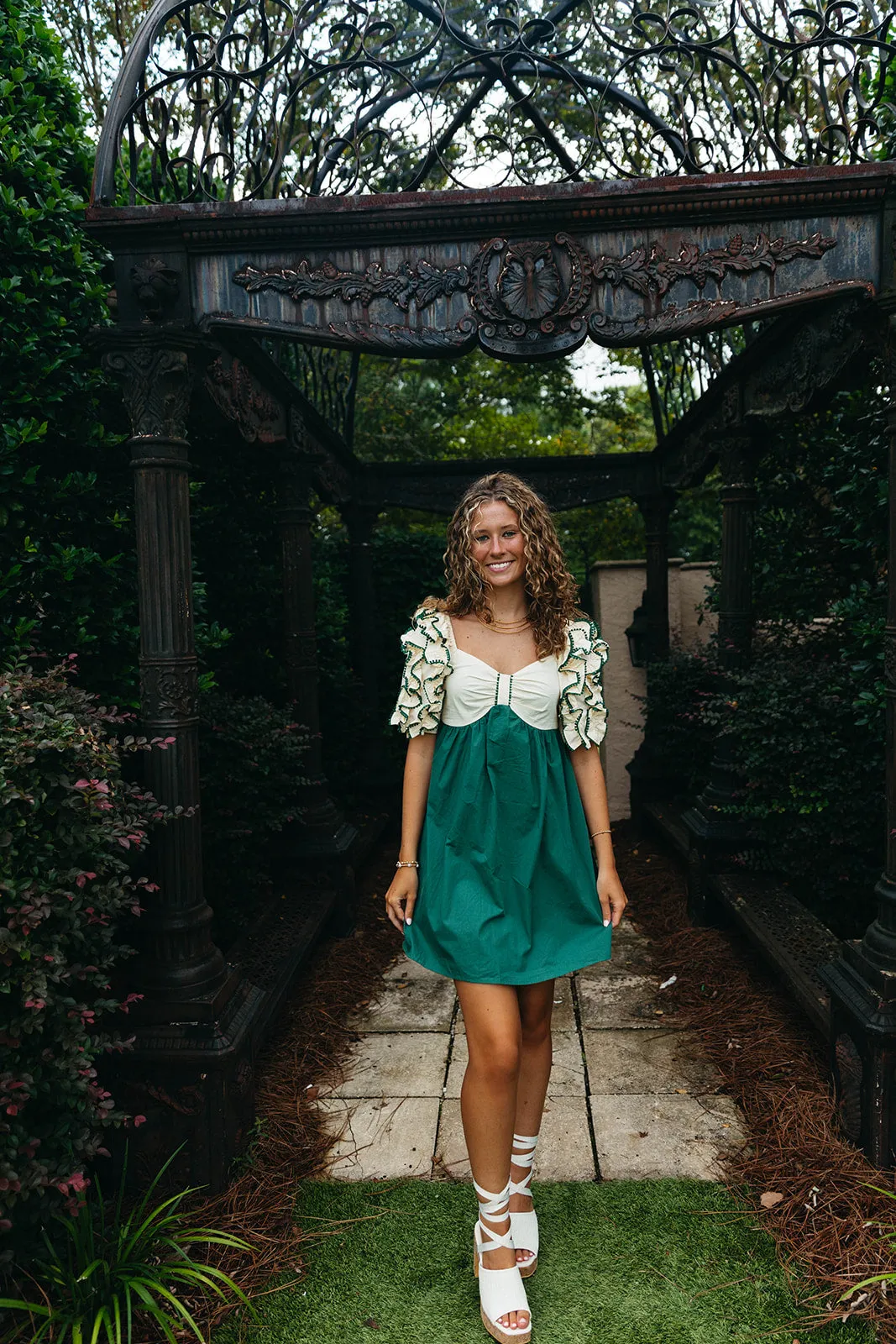 Day By Day Mini Dress - Green