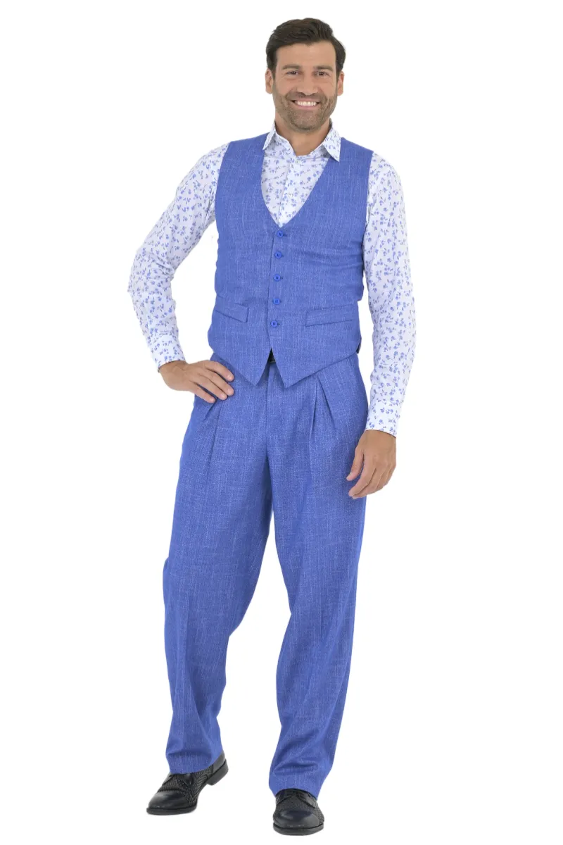Denim Blue Men's Tango Vest