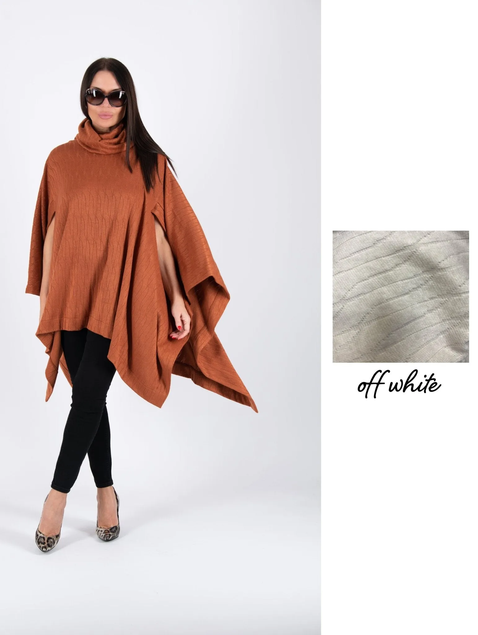 EVA Knitted Poncho ON SALE