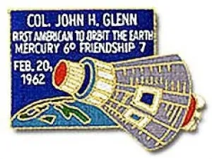 First American To Orbit The Earth Patch