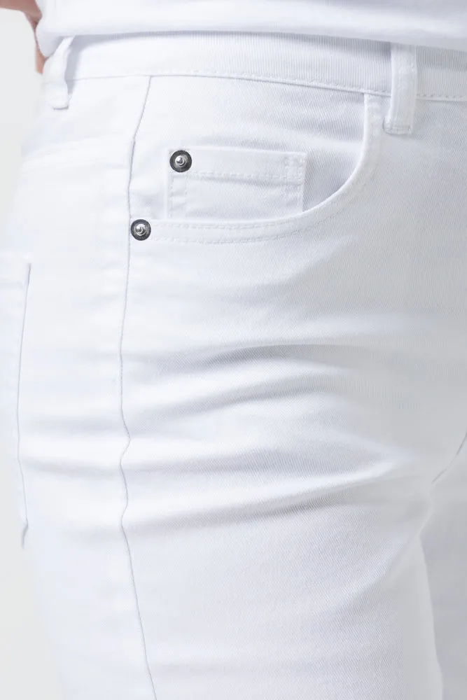 Flare Leg Jean White