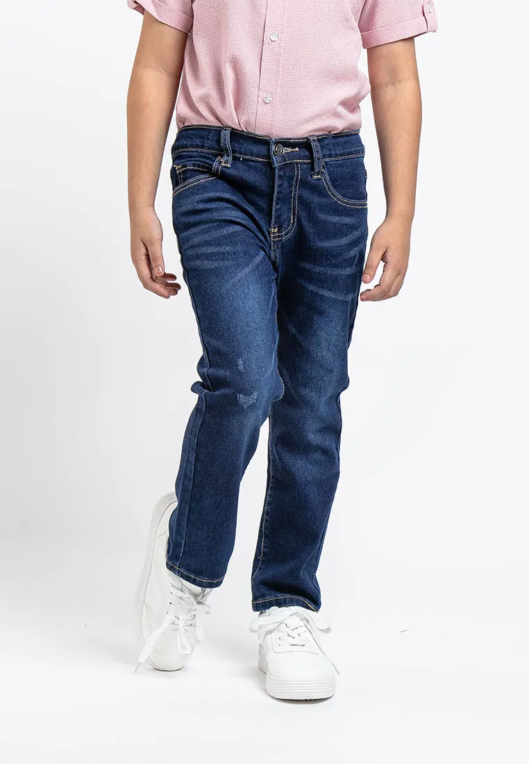 Forest Boy Jeans Kids Boy Denim Long Pants | Seluar Jeans Budak Lelaki - FK10023