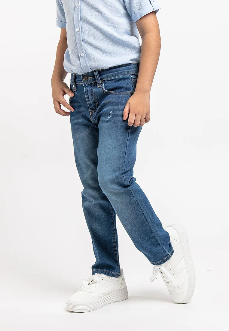 Forest Boy Jeans Kids Boy Denim Long Pants | Seluar Jeans Budak Lelaki - FK10023