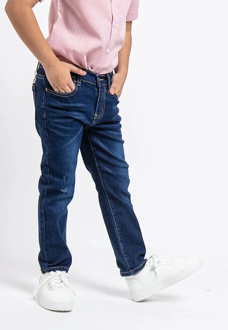 Forest Boy Jeans Kids Boy Denim Long Pants | Seluar Jeans Budak Lelaki - FK10023