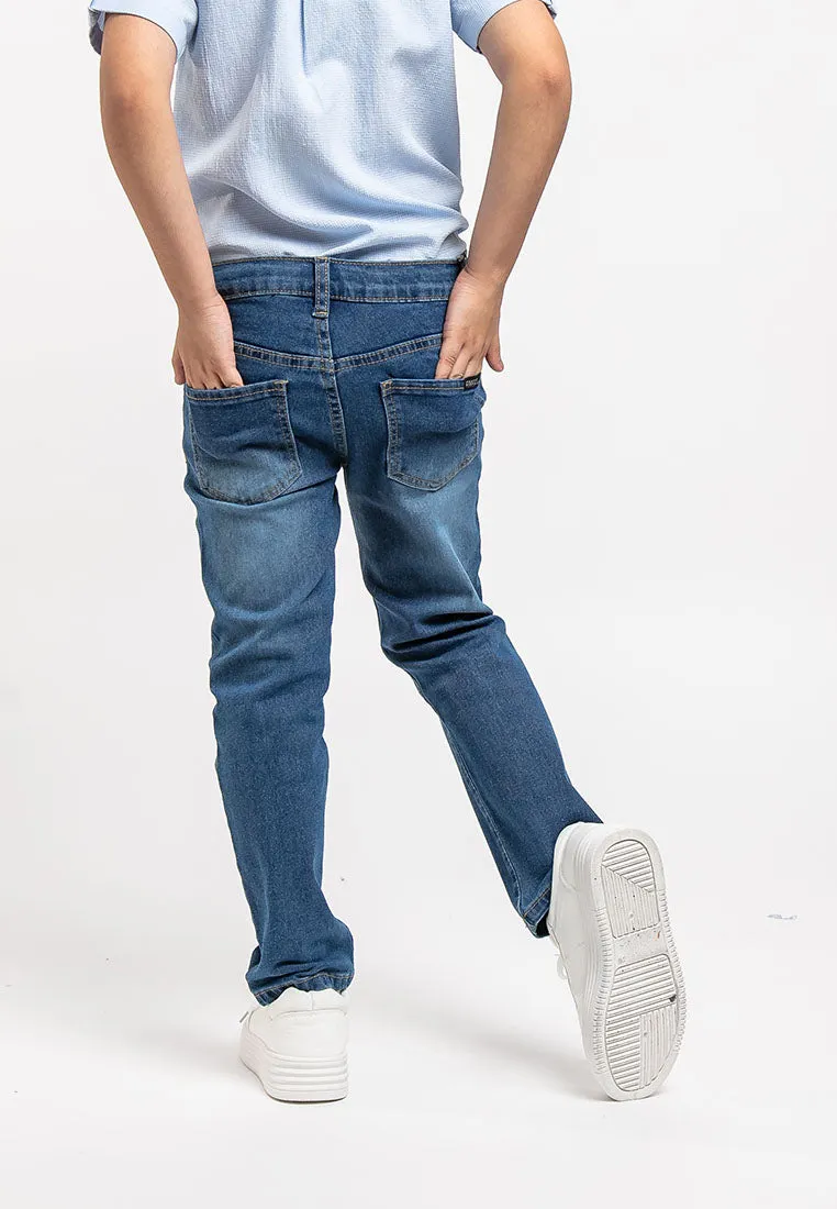 Forest Boy Jeans Kids Boy Denim Long Pants | Seluar Jeans Budak Lelaki - FK10023