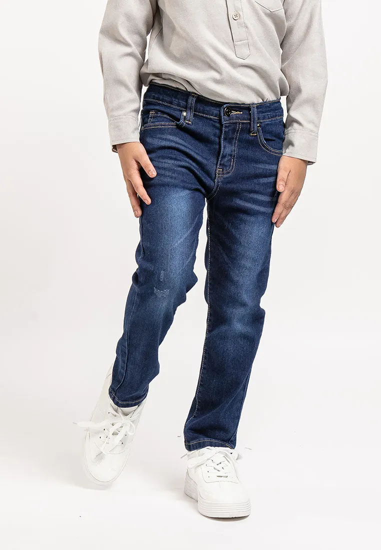 Forest Boy Jeans Kids Boy Denim Long Pants | Seluar Jeans Budak Lelaki - FK10023