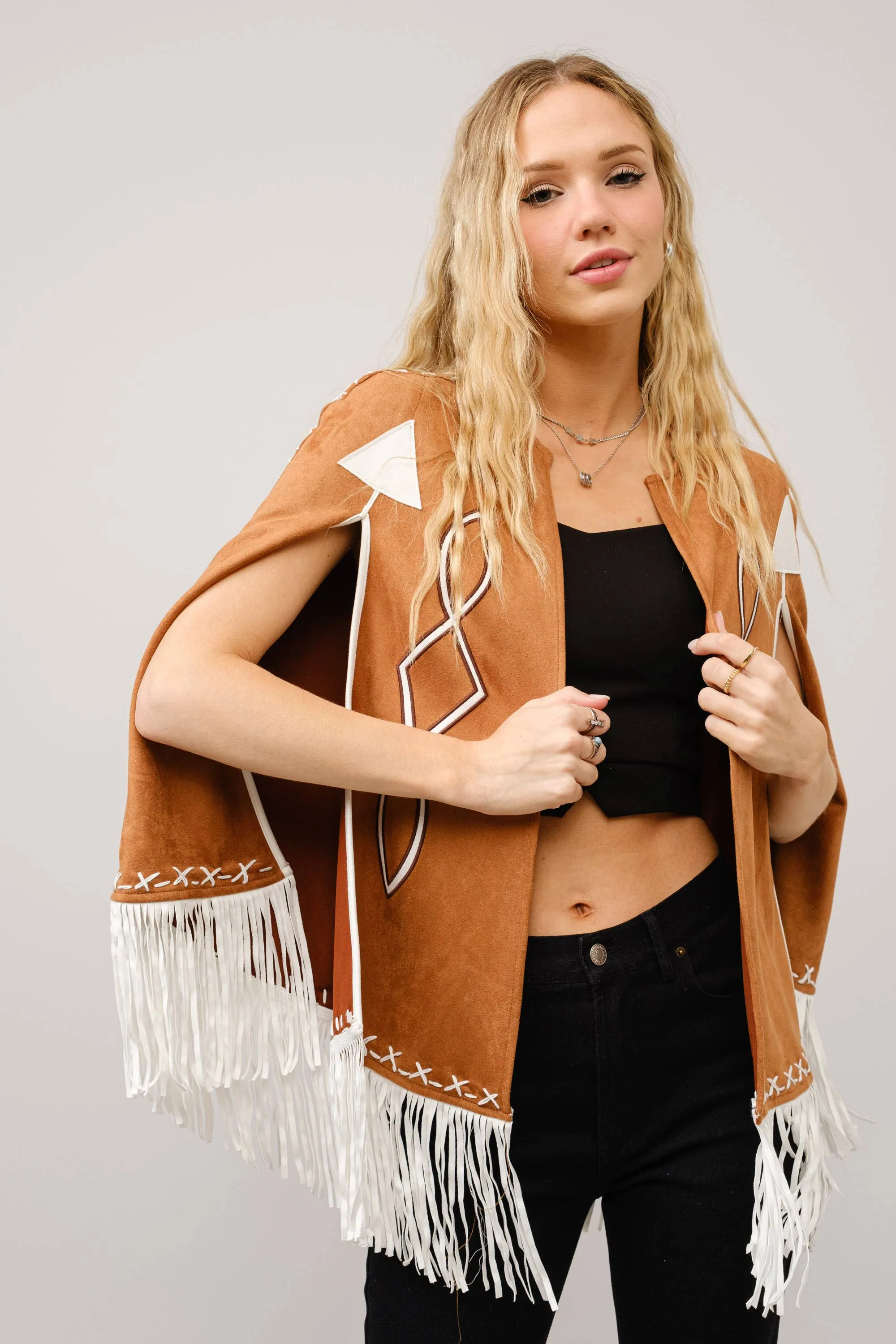 Fringe Detail Cape