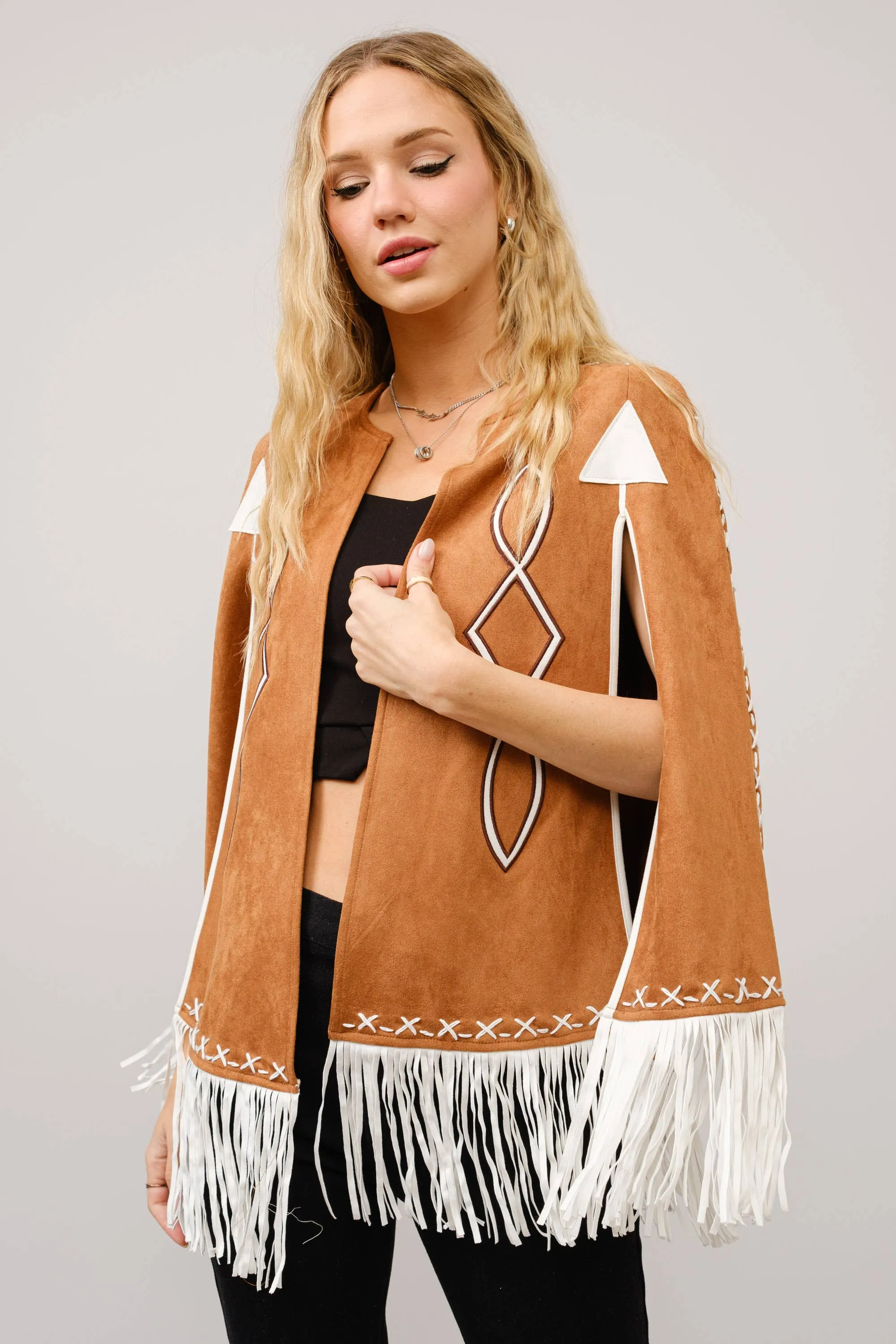 Fringe Detail Cape