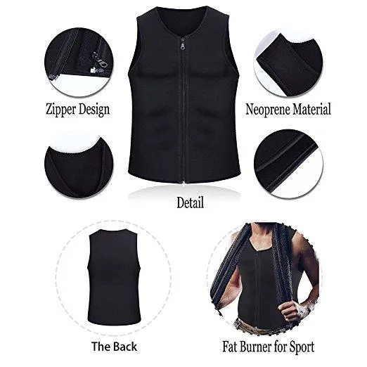 Hot Sweat Sauna Vest Slimming Body Shaper for Men