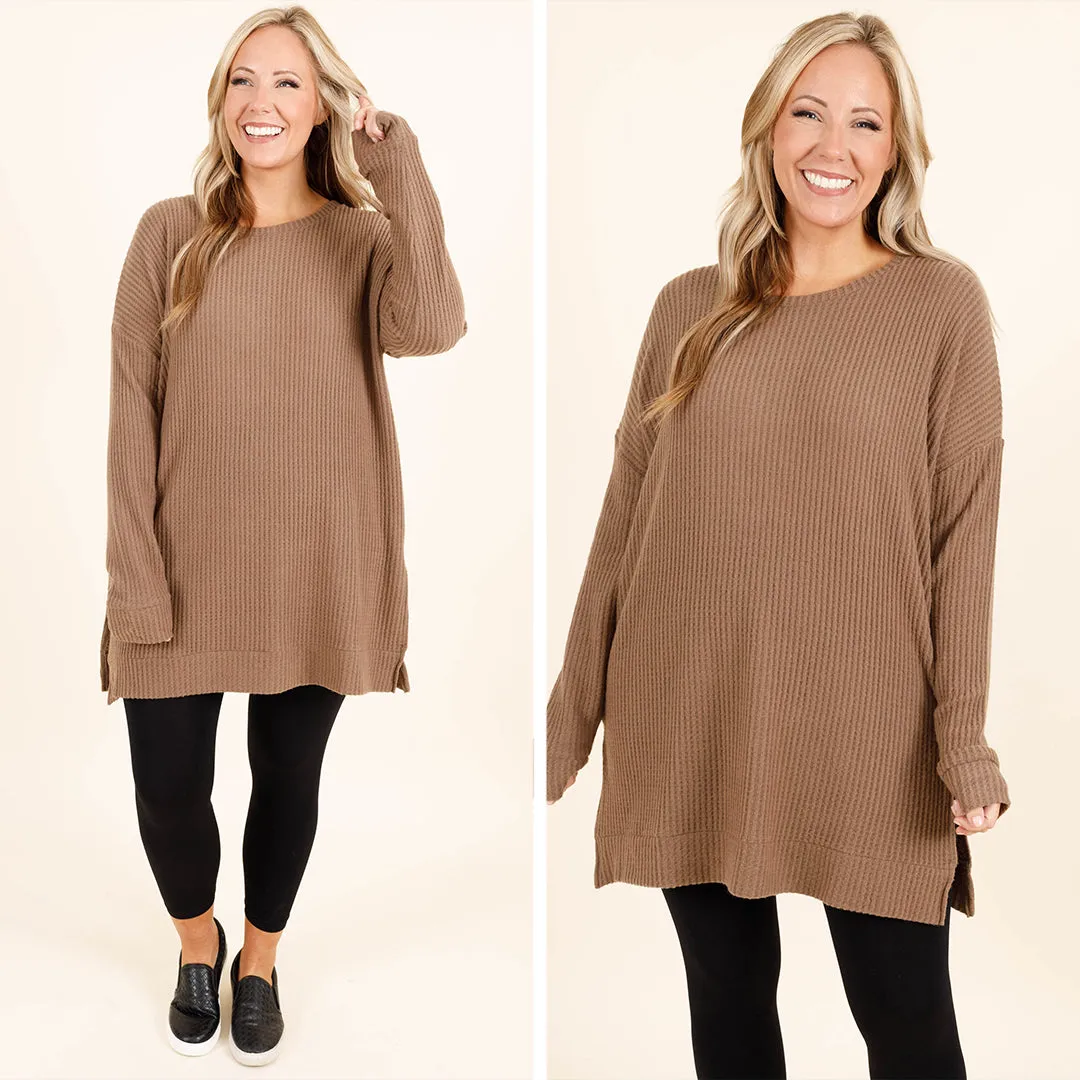 Keeping It Cute Tunic, Mocha