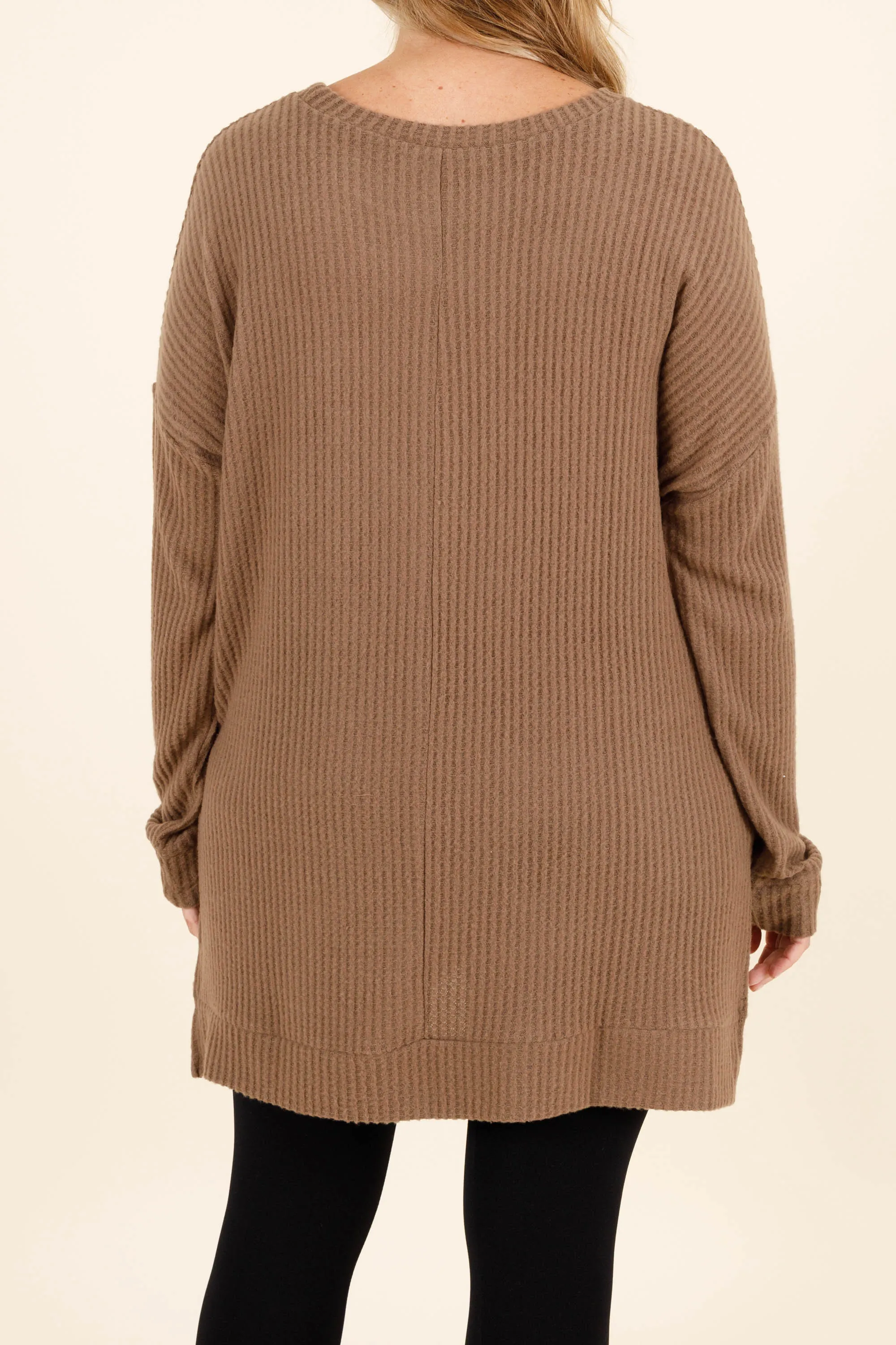 Keeping It Cute Tunic, Mocha