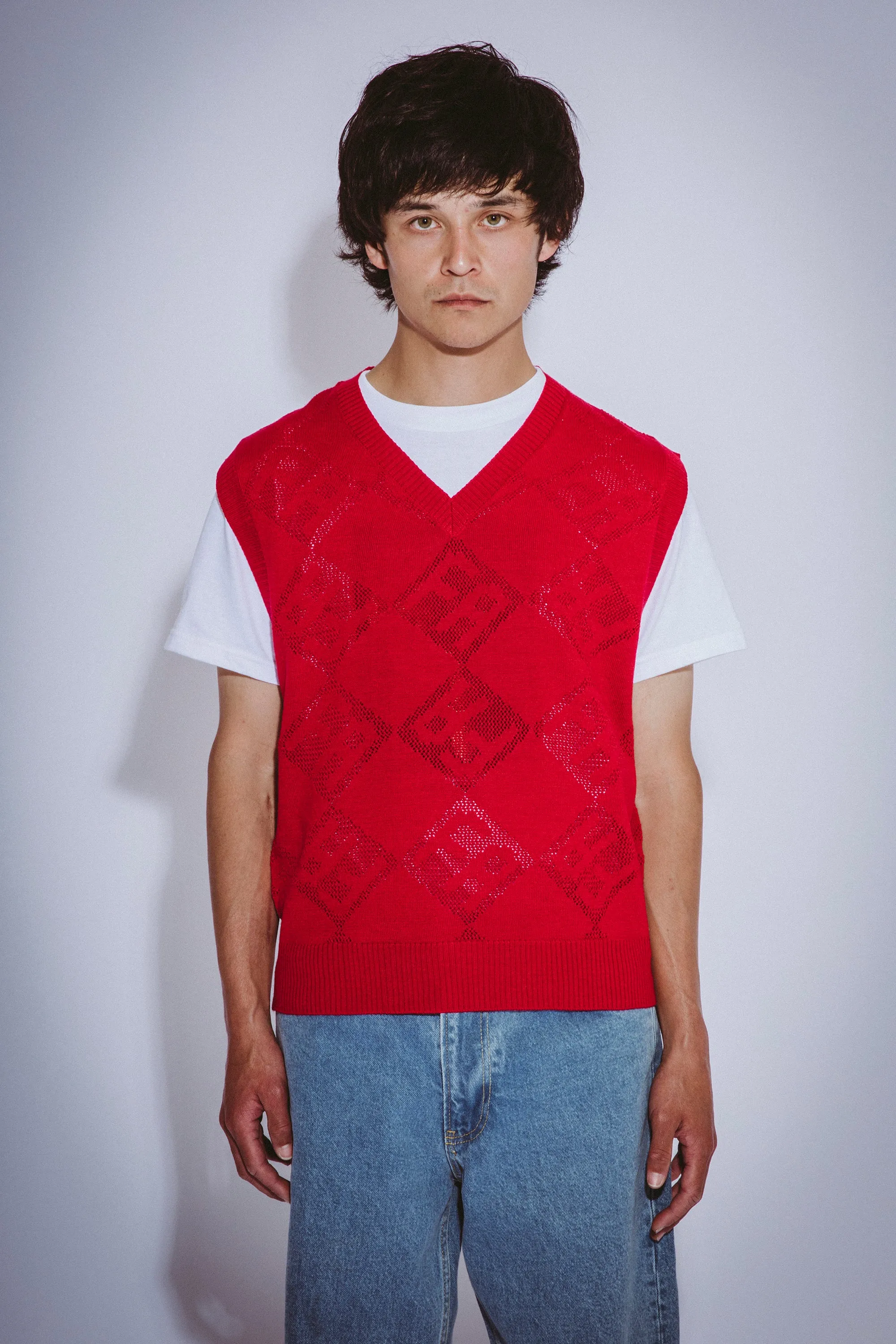 Letter Square Vest