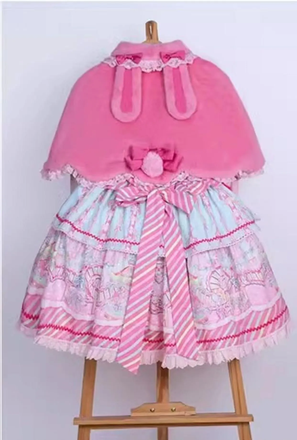 Letters from Unknown Star~Kawaii Lolita Cape Winter Lolita Shawl Daily