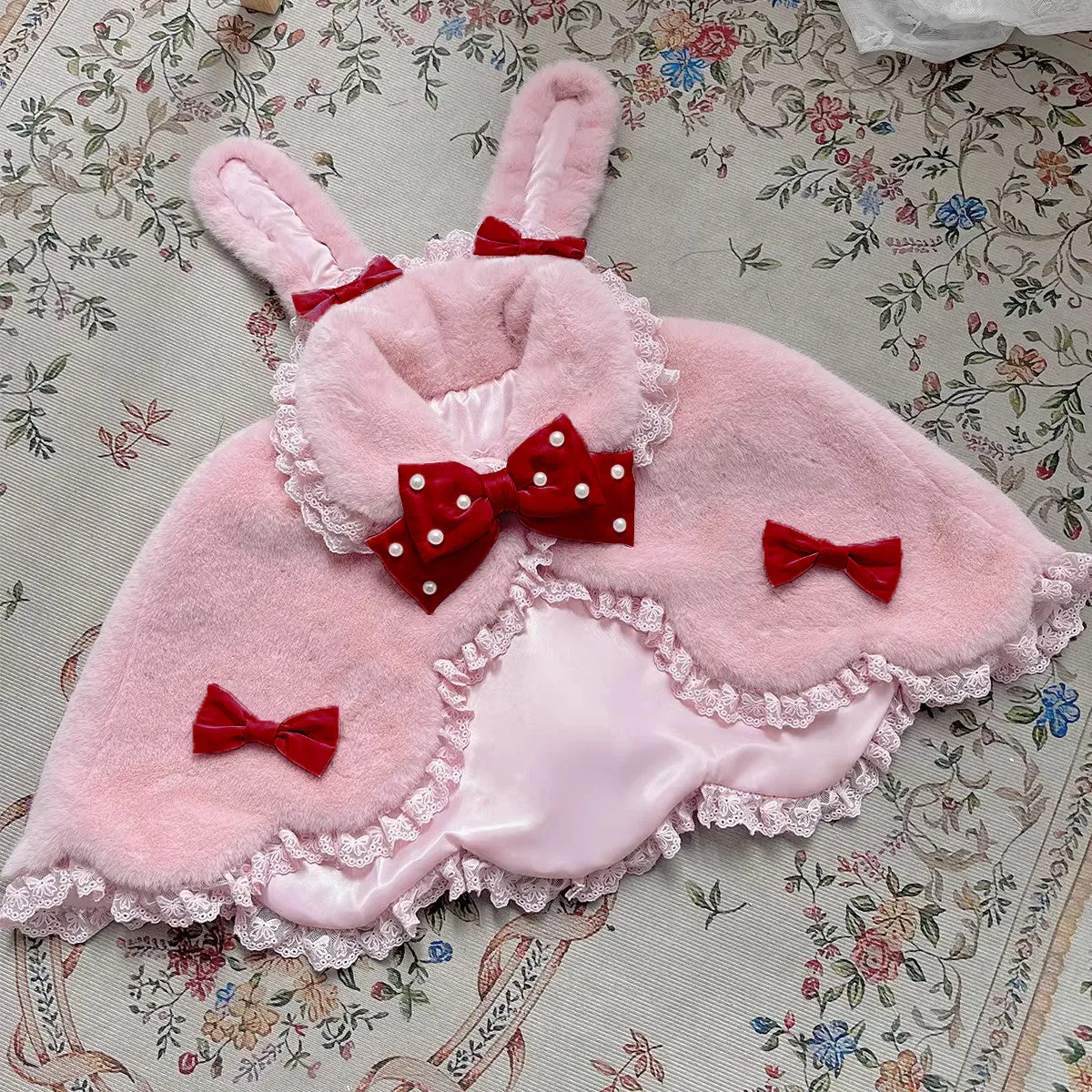 Letters from Unknown Star~Kawaii Lolita Cape Winter Lolita Shawl Daily