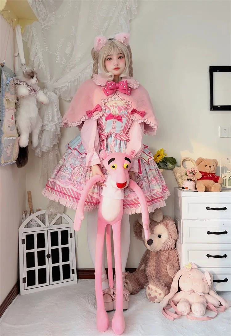 Letters from Unknown Star~Kawaii Lolita Cape Winter Lolita Shawl Daily