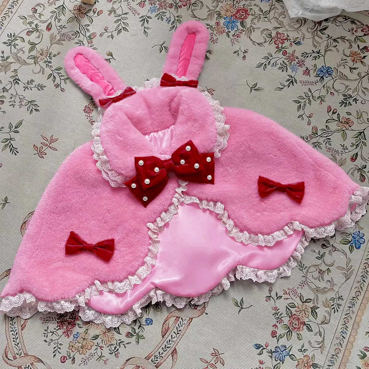 Letters from Unknown Star~Kawaii Lolita Cape Winter Lolita Shawl Daily