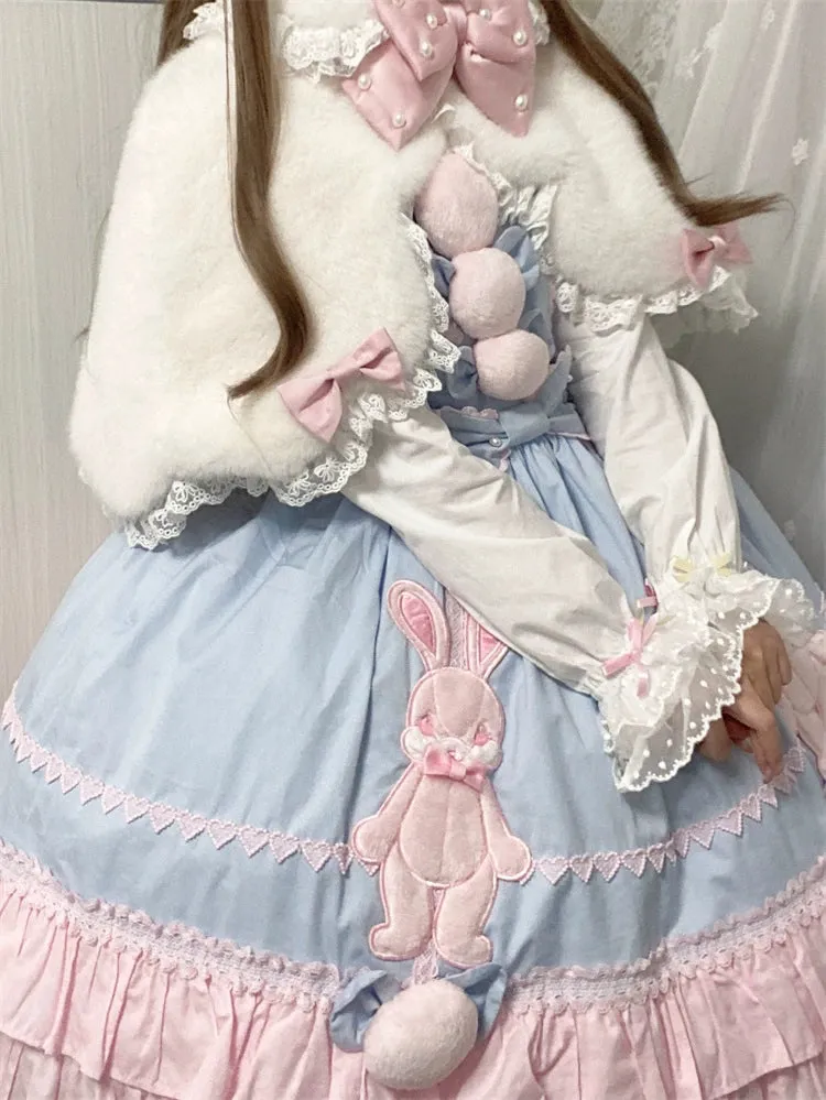 Letters from Unknown Star~Kawaii Lolita Cape Winter Lolita Shawl Daily