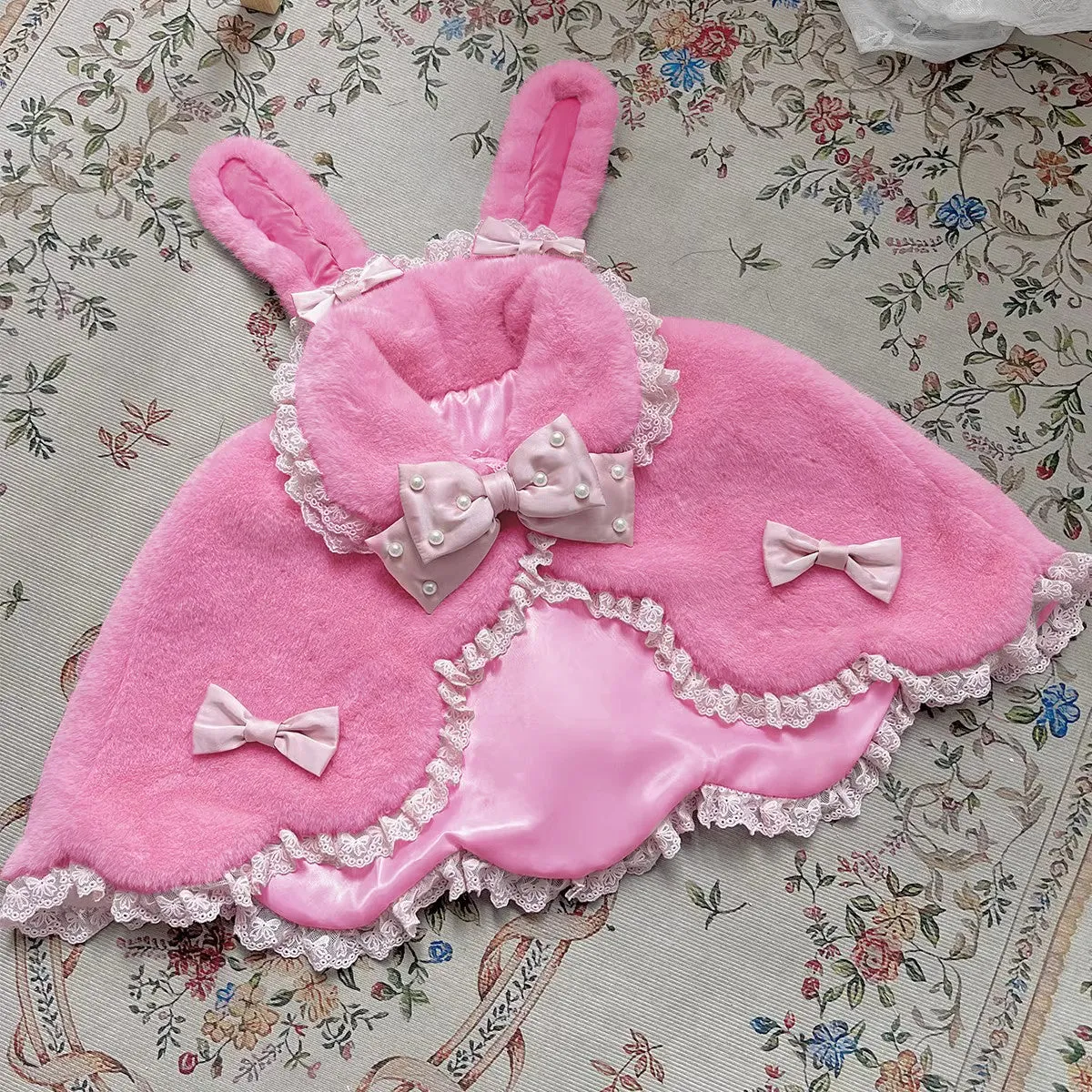 Letters from Unknown Star~Kawaii Lolita Cape Winter Lolita Shawl Daily
