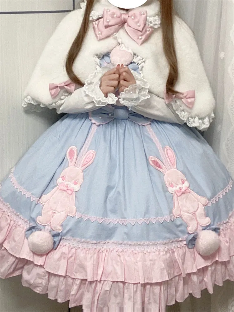 Letters from Unknown Star~Kawaii Lolita Cape Winter Lolita Shawl Daily