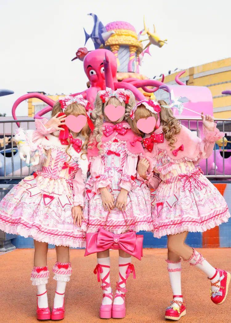 Letters from Unknown Star~Kawaii Lolita Cape Winter Lolita Shawl Daily