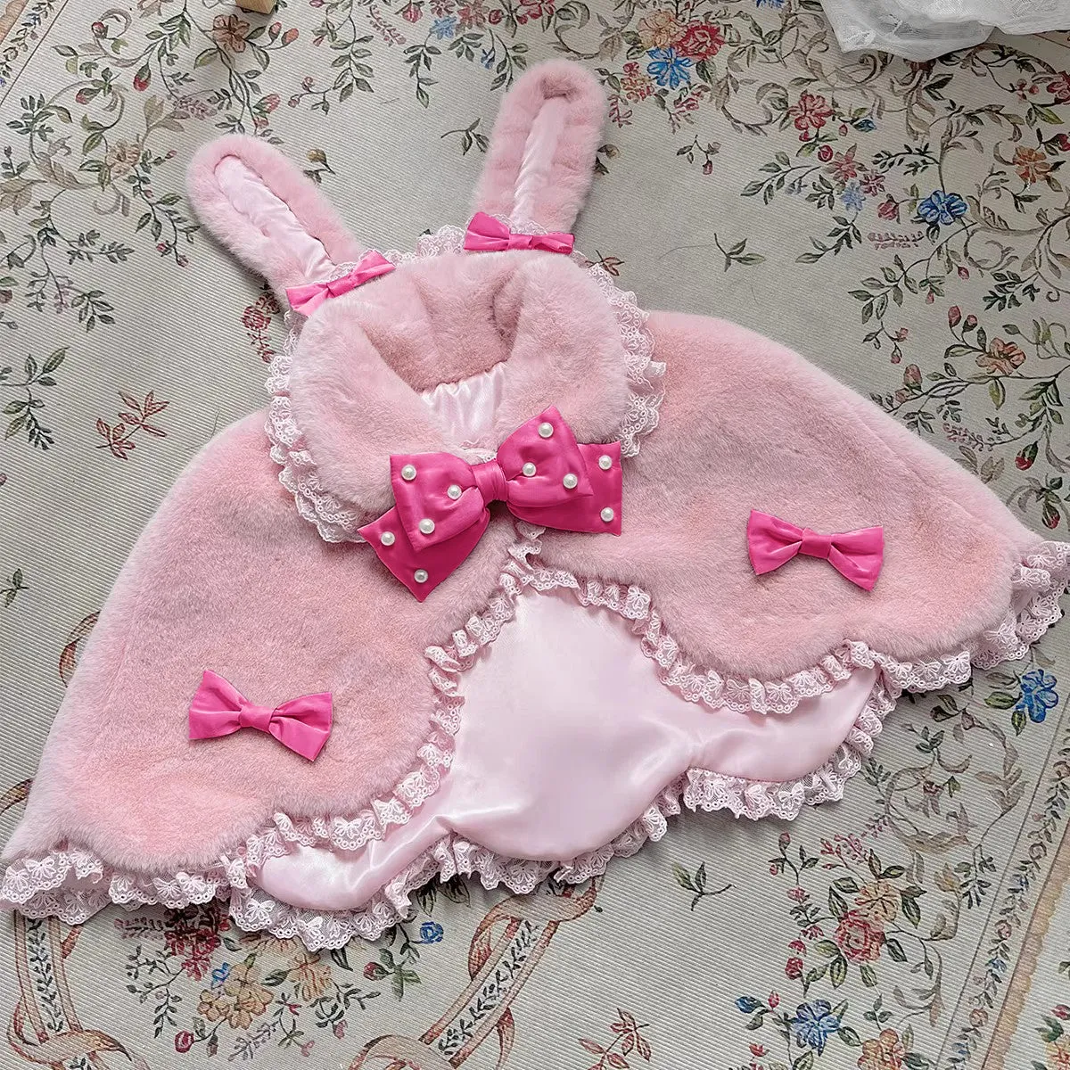 Letters from Unknown Star~Kawaii Lolita Cape Winter Lolita Shawl Daily