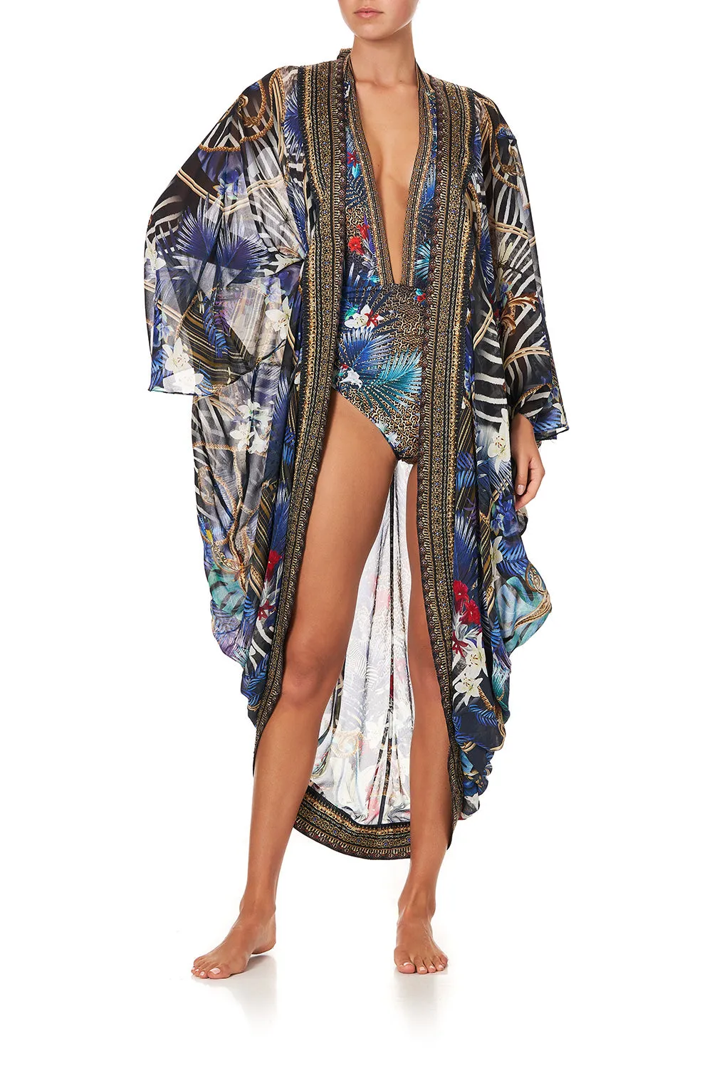 LONGE SLEEVE LONG CAPE RAINBOW ROOM