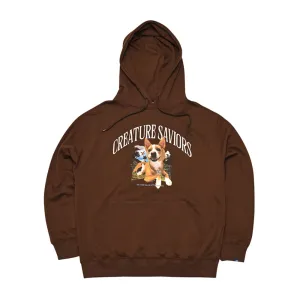 LUCKY JUNGLE HOODIE BROWN