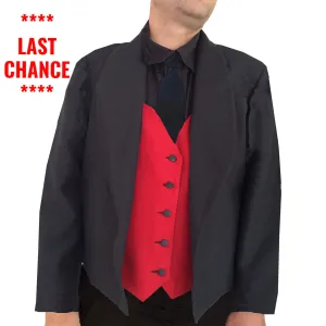 Mens Eton Bartender Jacket w/ Faux Reversible Vest, Polyester
