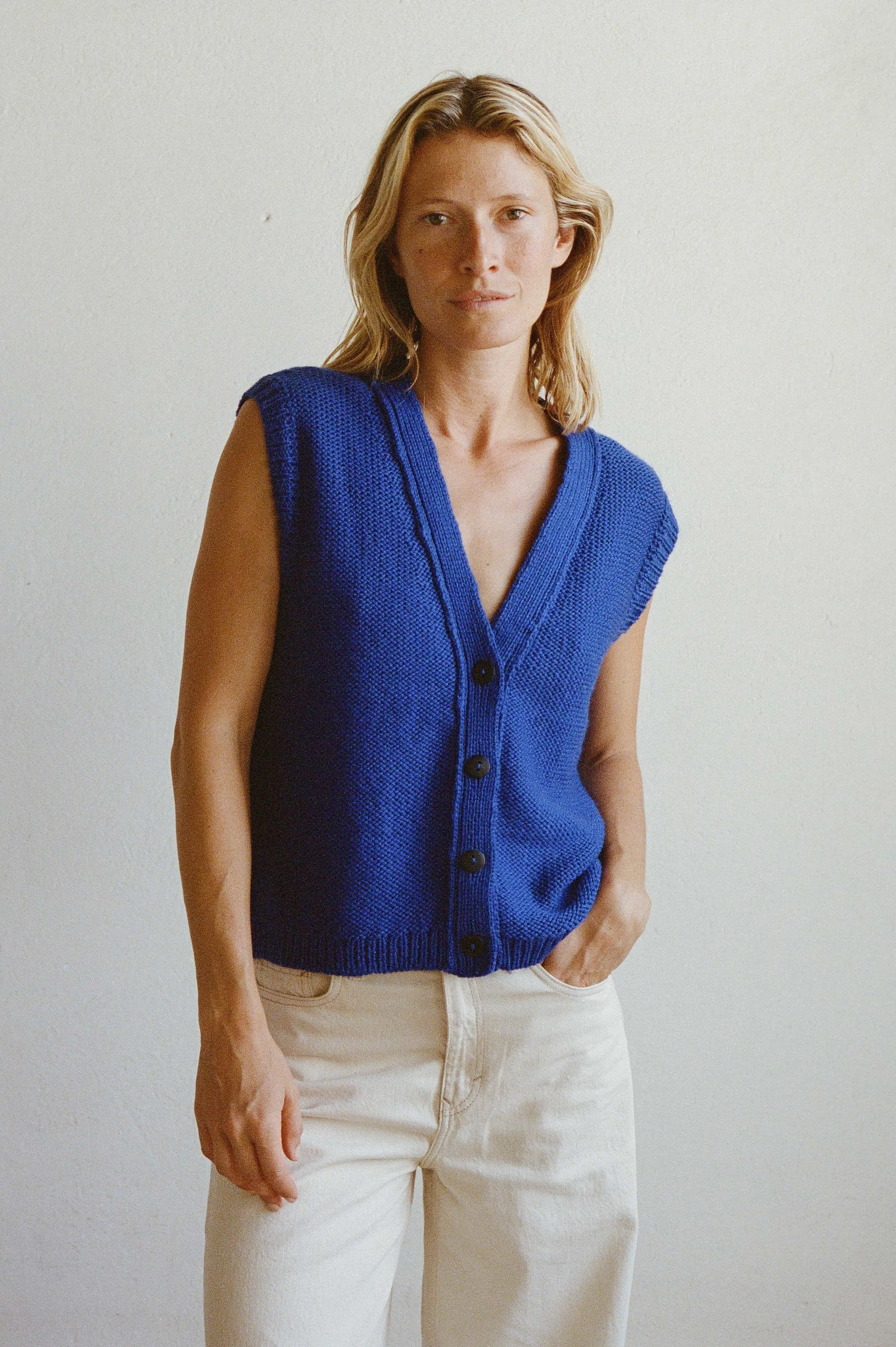Nana Vest Electric Blue